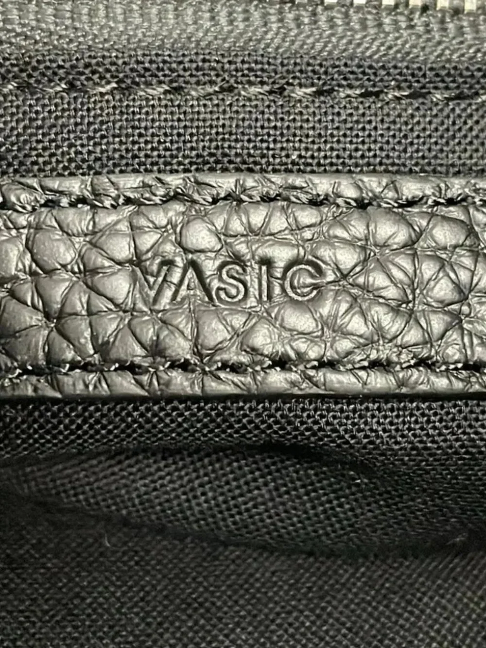 VASIC Bond Mini Mini Gray Beige Leather Tote Bag